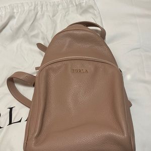 Dusty pink Furla backpack